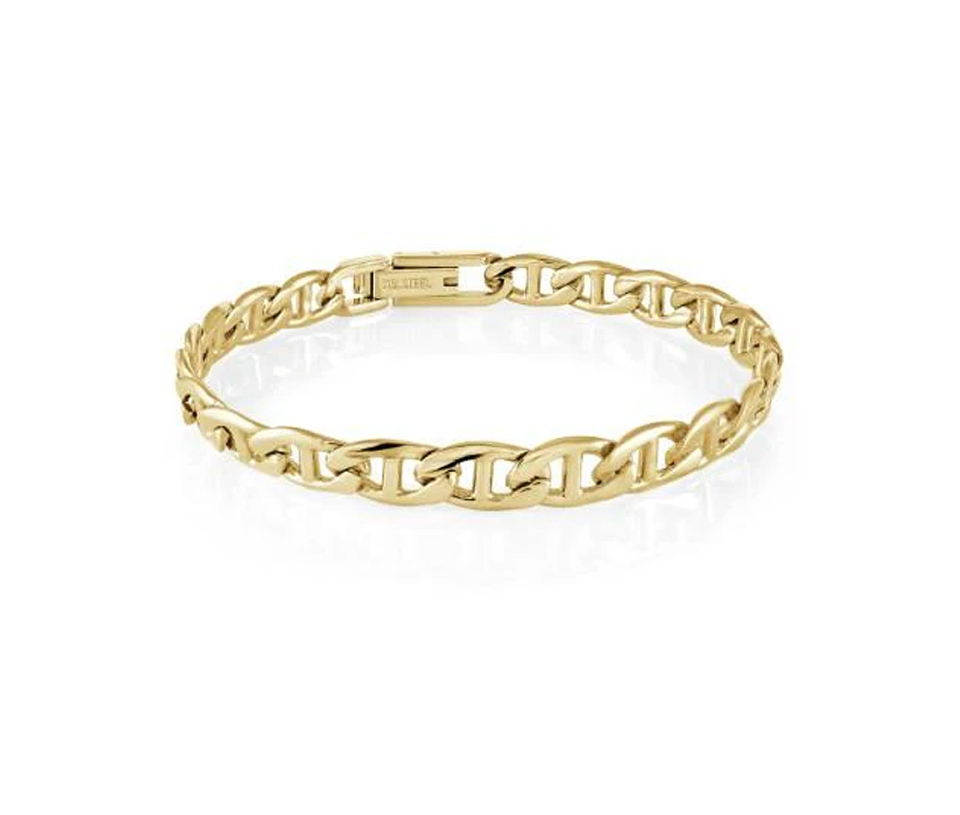 BRACELET EN ACIER/PVD OR À MAILLE MARINE - IG SMB661/8 - ITALGEM