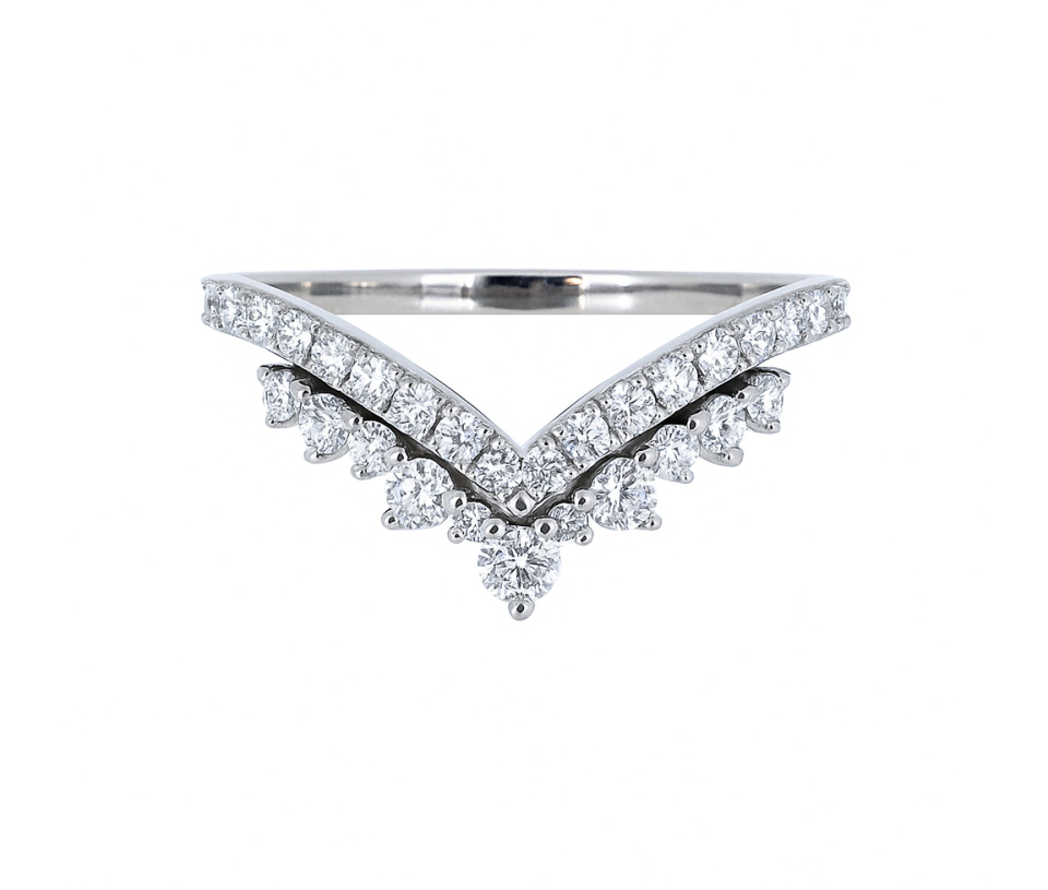 JONC EN OR BLANC SERTI DE DIAMANTS DE LABORATOIRE - DG LR415 - DIAMANT LABO