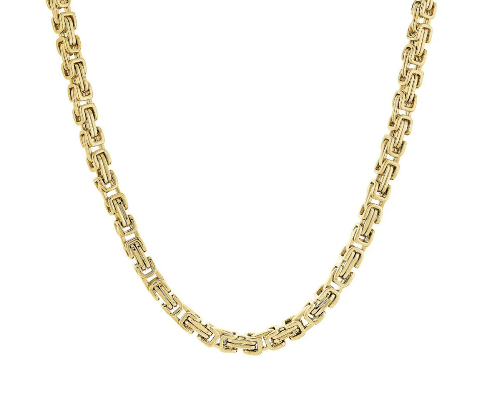 CHAINE EN ACIER/PVD OR À MAILLE KING - IG SYN70/24 - ITALGEM