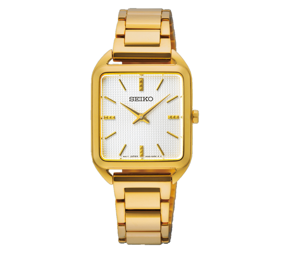 MONTRE POUR DAME SEIKO EN ACIER/PVD OR - OD SWR078 - SEIKO