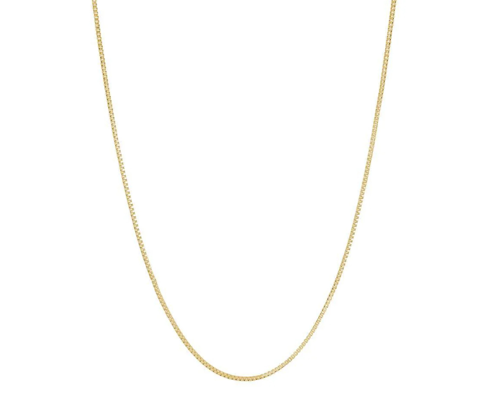 CHAINE EN ACIER/PVD OR À MAILLE BOX - IG SYN94/16 - ITALGEM