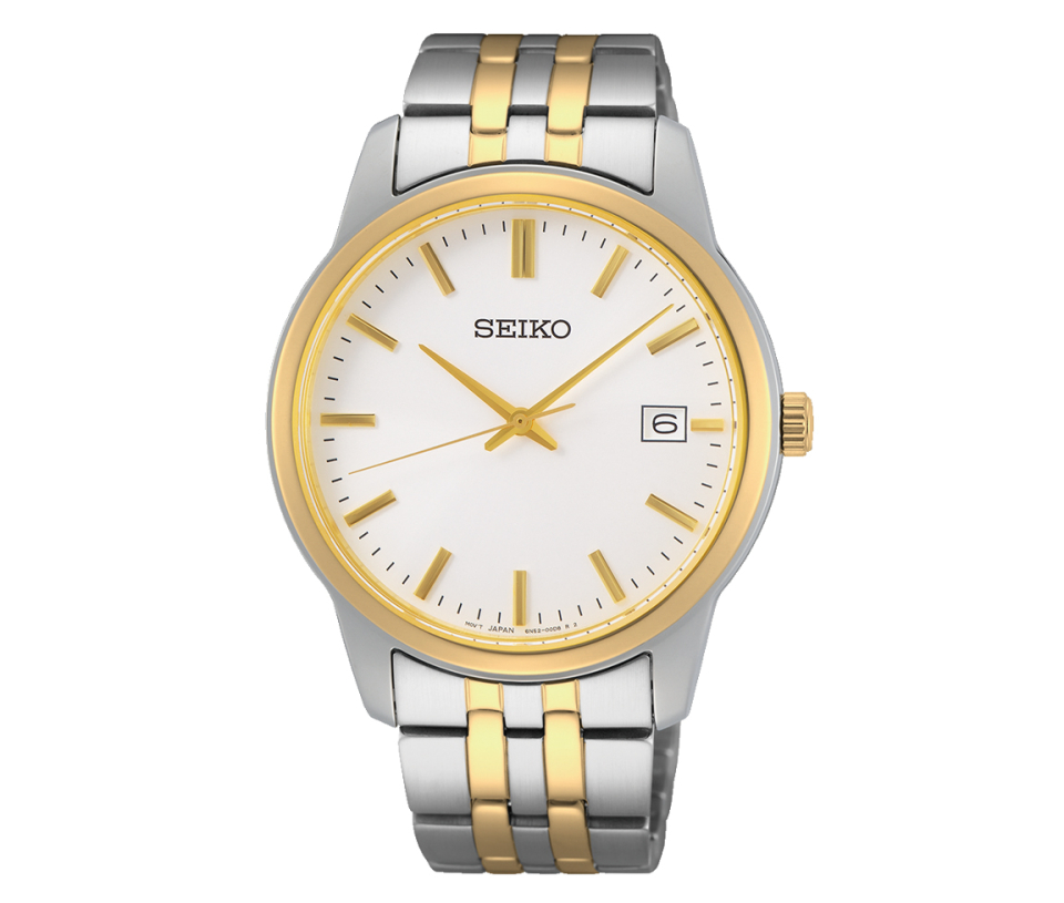 MONTRE SEIKO EN ACIER/PVD OR 2 TONS - OD SUR402P1 - SEIKO