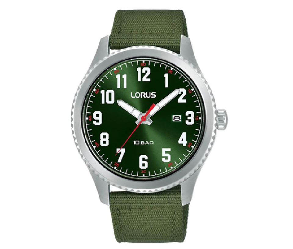 MONTRE LORUS EN ACIER AVEC BRACELET DE NYLON - OD RH997RX9 - LORUS