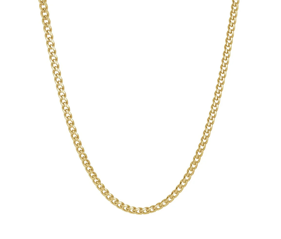 CHAINE EN ACIER/PVD OR À MAILLE GOURMETTE - IG SYN22/24 - ITALGEM