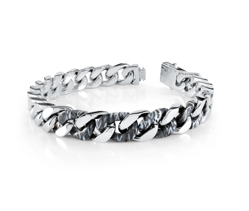 BRACELET EN ACIER ET ACÉTATE - IG SMB621 - ITALGEM