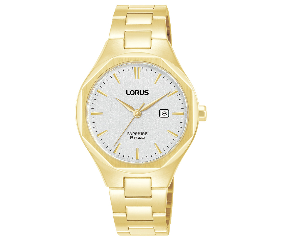MONTRE LORUS POUR DAME EN ACIER/PVD OR AVEC VERRE SAPHIR - OD RH756BX9 - LORUS