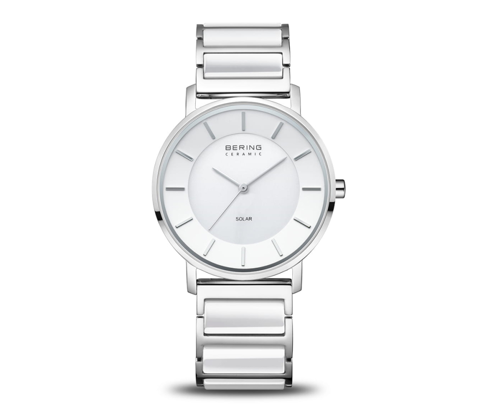 MONTRE BERING EN ACIER ET CÉRAMIQUE AVEC MOUVEMENT SOLAIRE - MI 19535/754 - BERING