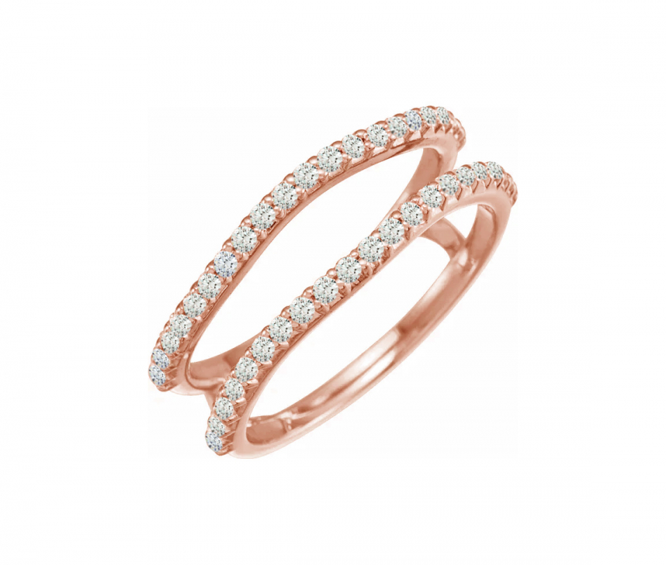 JACKET EN OR 14K SERTI DE DIAMANTS - ST 122246RN - BIJOUX IMPORTATION