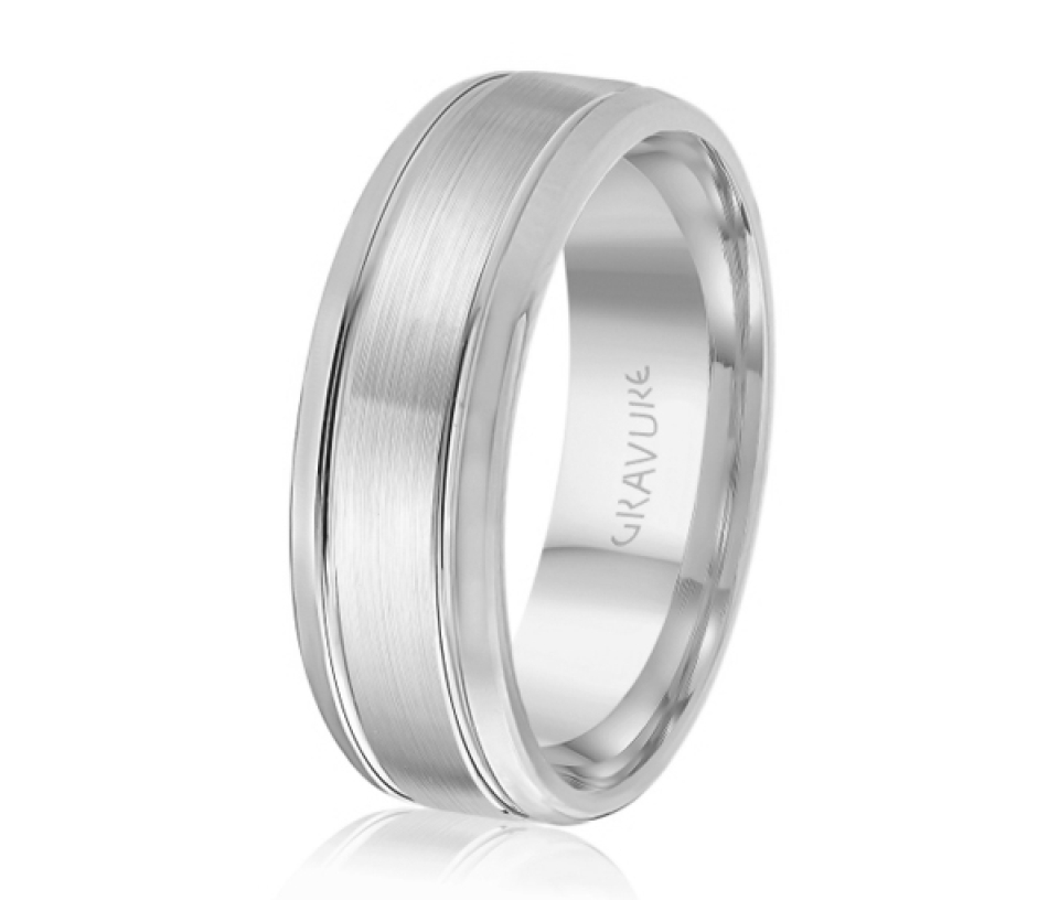 JONC EN OR CONFORT FIT FINI BROSSÉ - ML GH1581/7W - MALO 