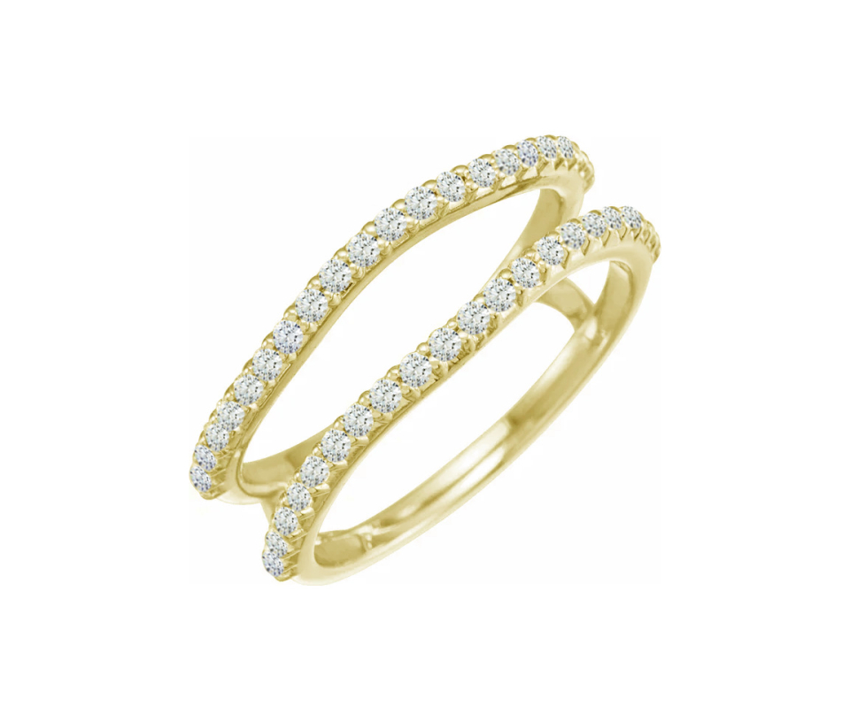 JACKET EN OR 14K SERTI DE DIAMANTS - ST 122246YN - BIJOUX IMPORTATION