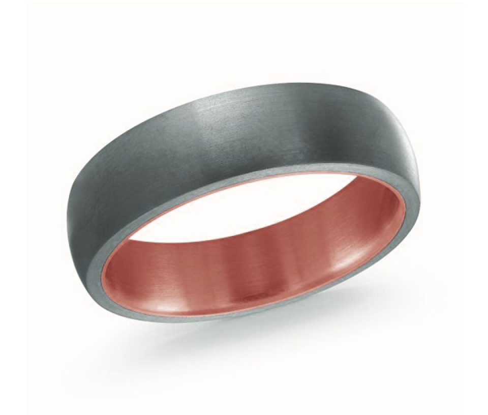 JONC EN OR 14K ET TANTALE - ML MRDTN027P - MALO 