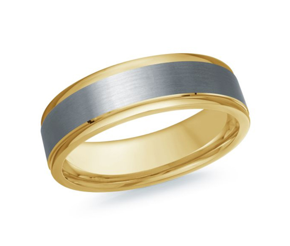 JONC EN OR 14K ET TANTALE - ML MRDTN06Y6 - MALO 