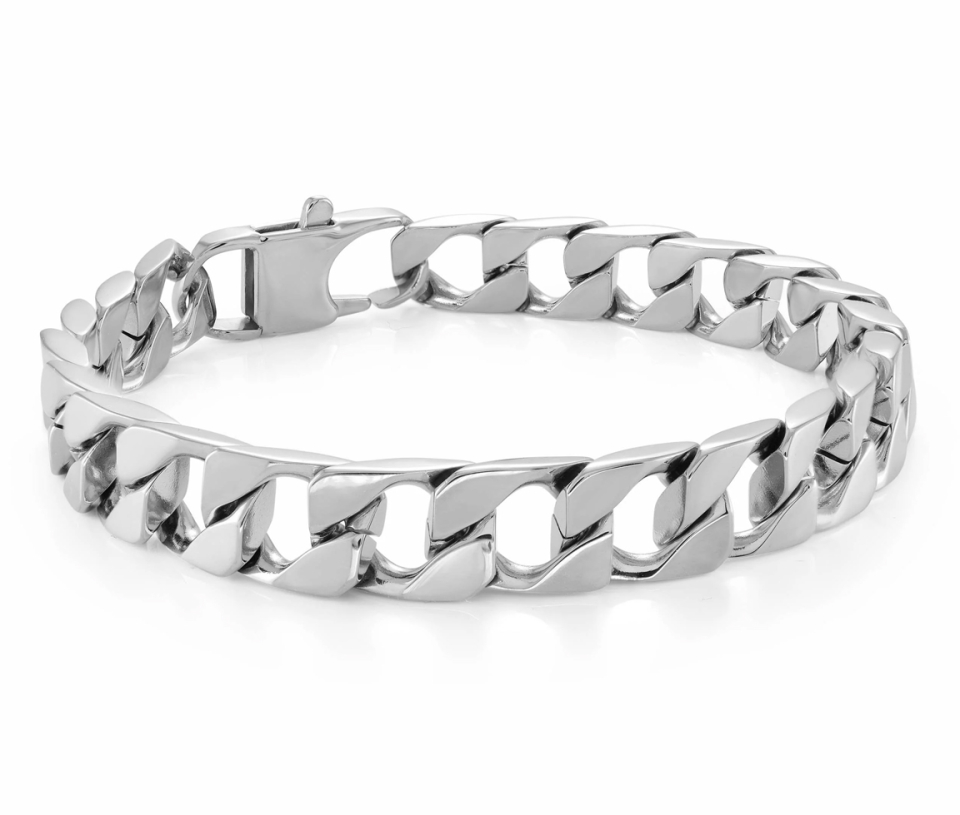 BRACLET EN ACIER À MAILLE GOURMETTE - IG SMB766/8 - ITALGEM