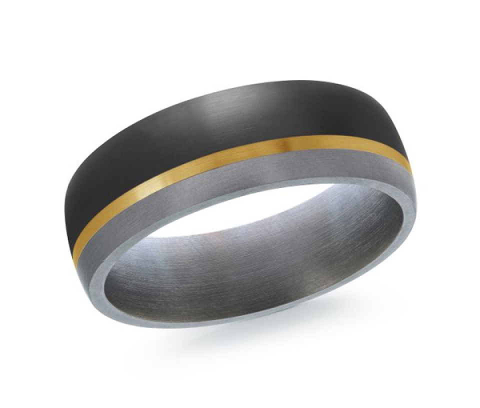 JONC EN TANTALE, FIBRE DE CARBONE ET OR - ML MRDTS2614Y - MALO 