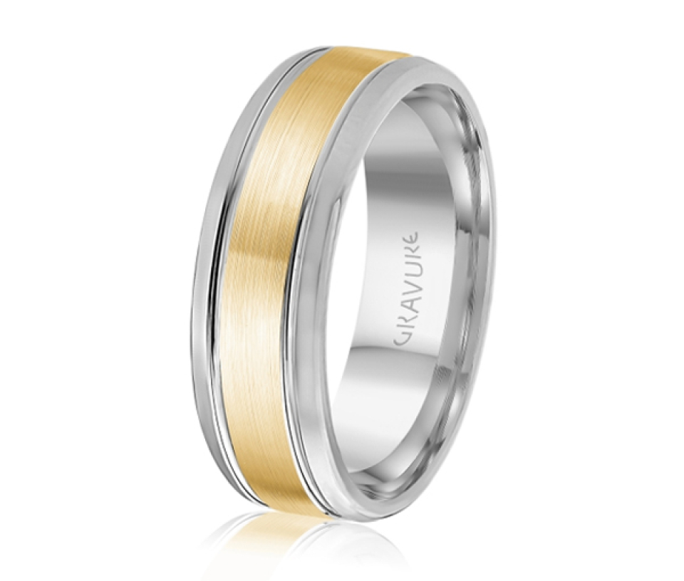 JONC EN OR CONFORT FIT FINI BROSSÉ - ML GH1581/7WY - MALO 