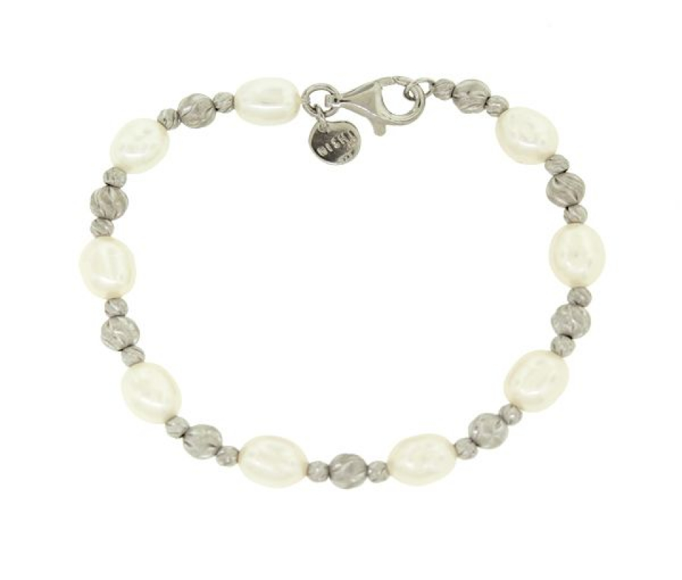 BRACELET ARG P.EAU DOUCE 7.5MM 7.5'' - CG BF56980W75 - PERLE D'IMPORTATION