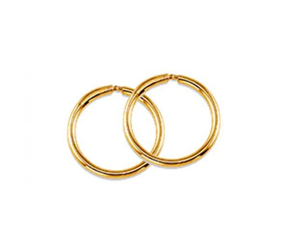 BOUCLES DORMEUSES 10K - SY 1173 - BIJOUX D'IMPORTATION