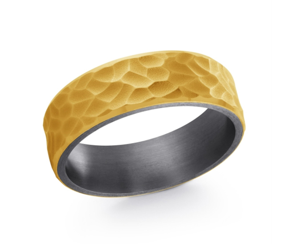 JONC EN TANTALE ET OR 10K - ML TANT016/7Y - MALO 