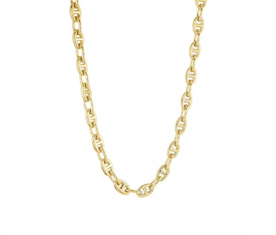 CHAINE EN ACIER/PVD OR À MAILLE MARINE - IG SYN65/22 - ITALGEM