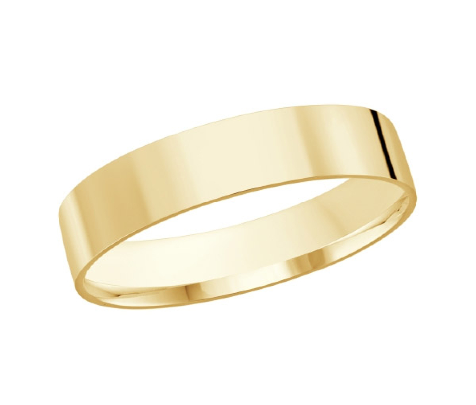 JOND PLAT UNI EN OR CONFORT FIT 4MM DE LARGEUR - ML J213/4Y310 - MALO 